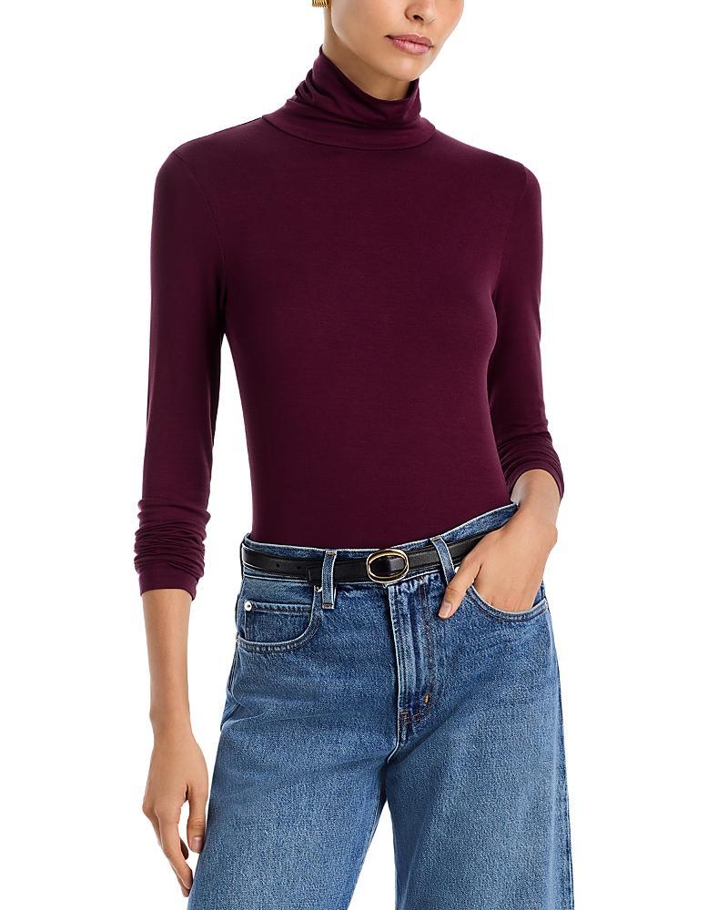 Womens Soft Touch Turtleneck Top Product Image