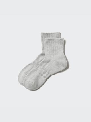 Mens Pile Half Socks Gray US8-US11 UNIQLO US Product Image