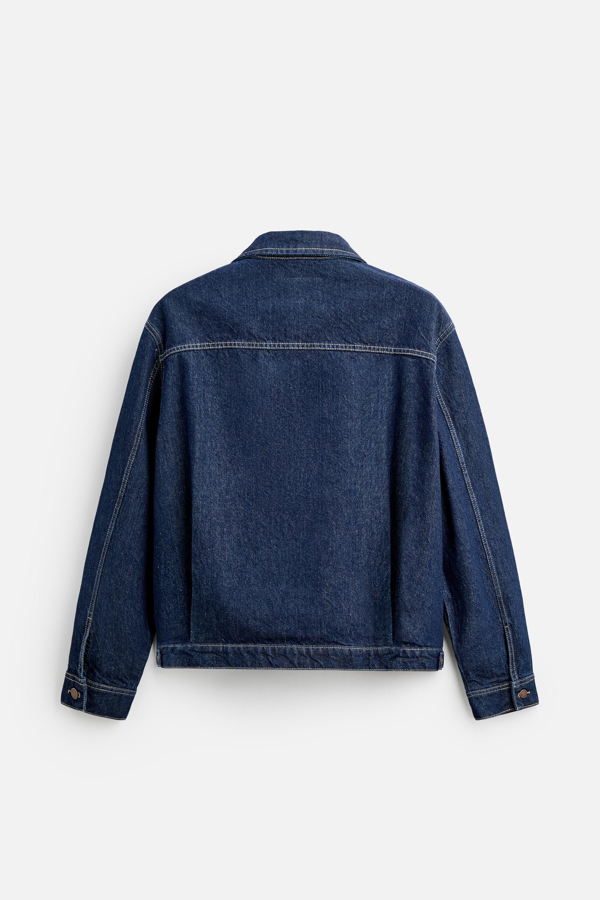 PLEATED DENIM JACKET X HARRY LAMBERT Product Image