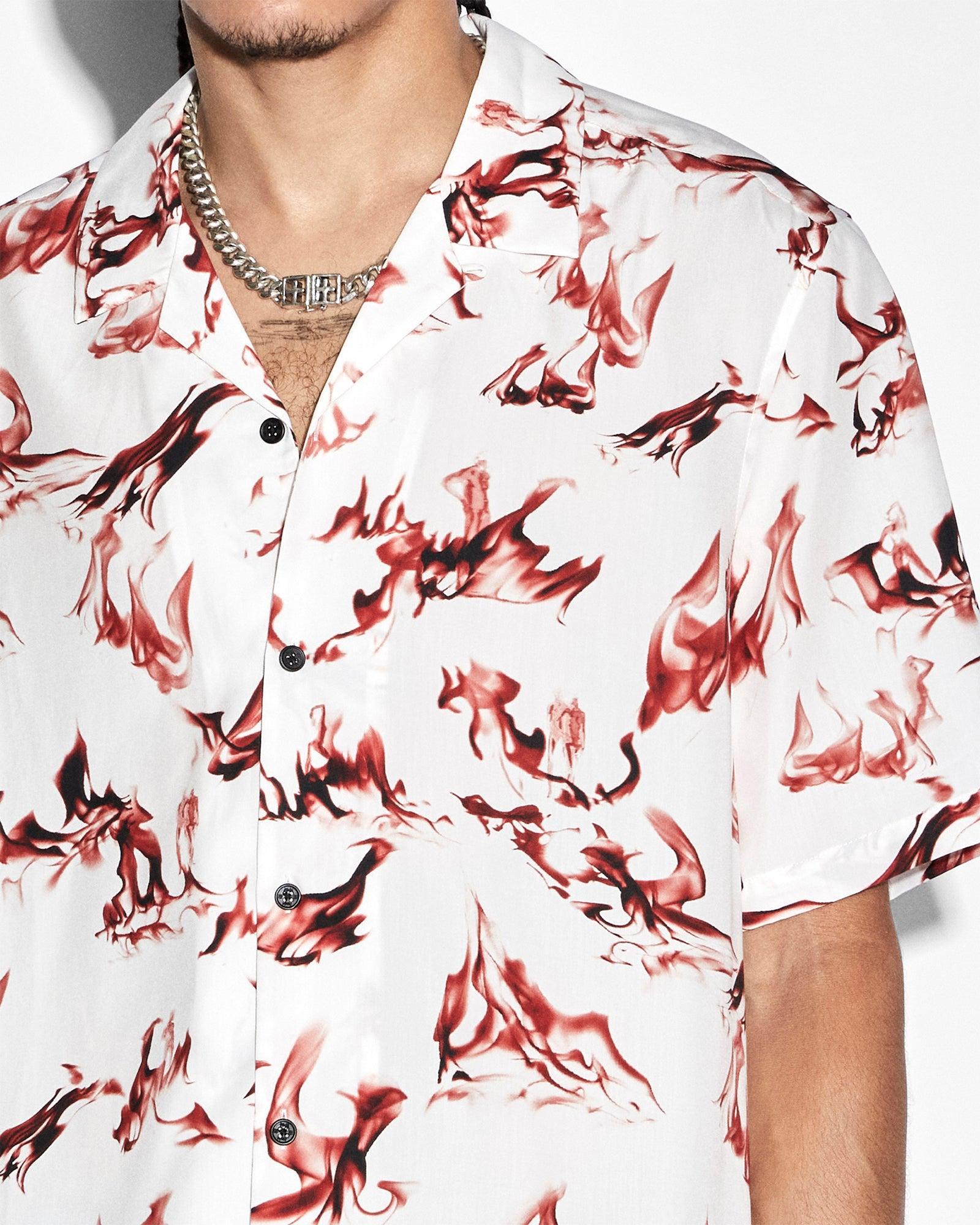 BURNT RESORT SS SHIRT WHITE Male Product Image