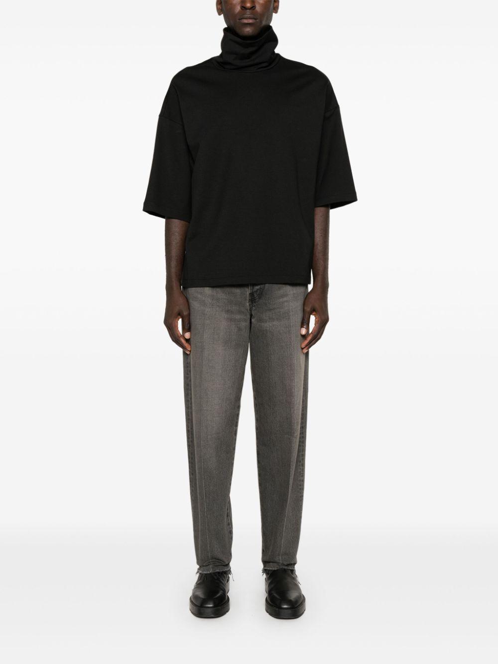 FEAR OF GOD High Neck T-shirt In Black Product Image