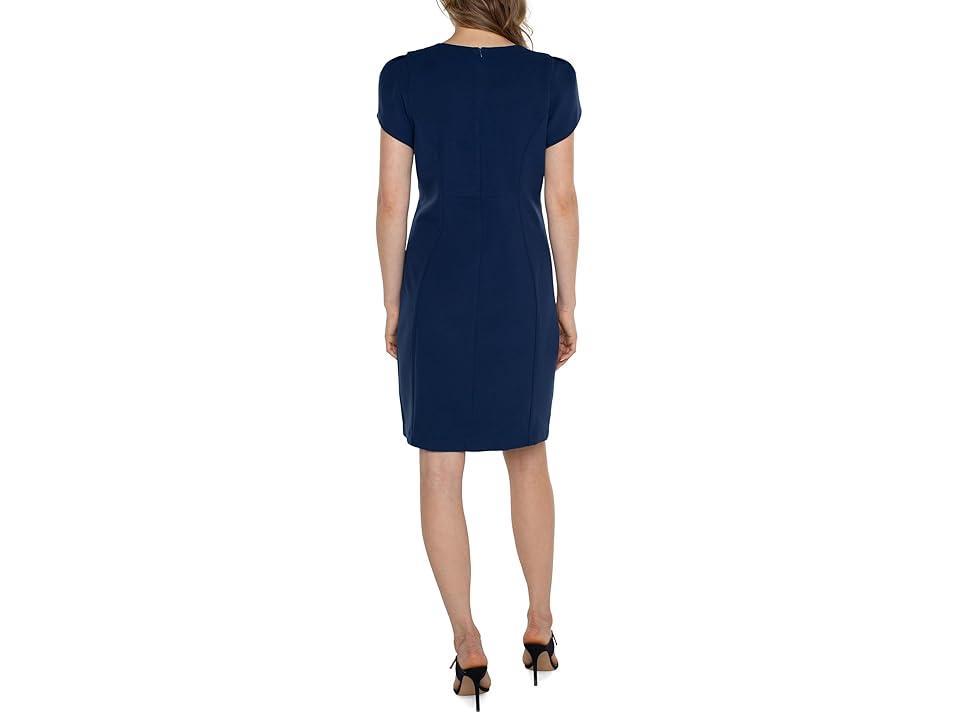 Liverpool Los Angeles Short Sleeve Sheath Dress Product Image