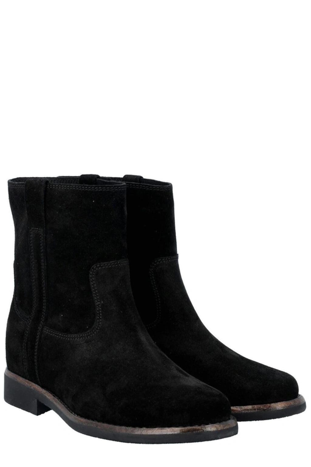 ISABEL MARANT Black Suede Susee Boots Product Image