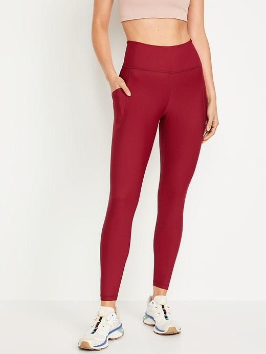 High-Waisted PowerSoft 7/8 Leggings Product Image