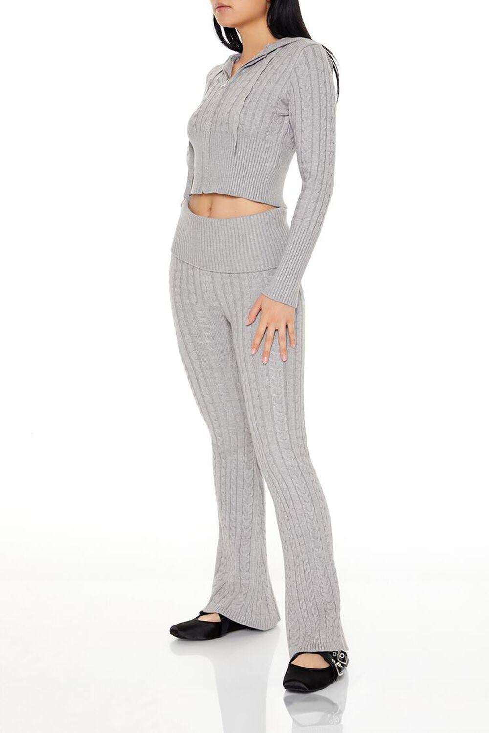 Foldover Sweater-Knit Pants | Forever 21 Product Image