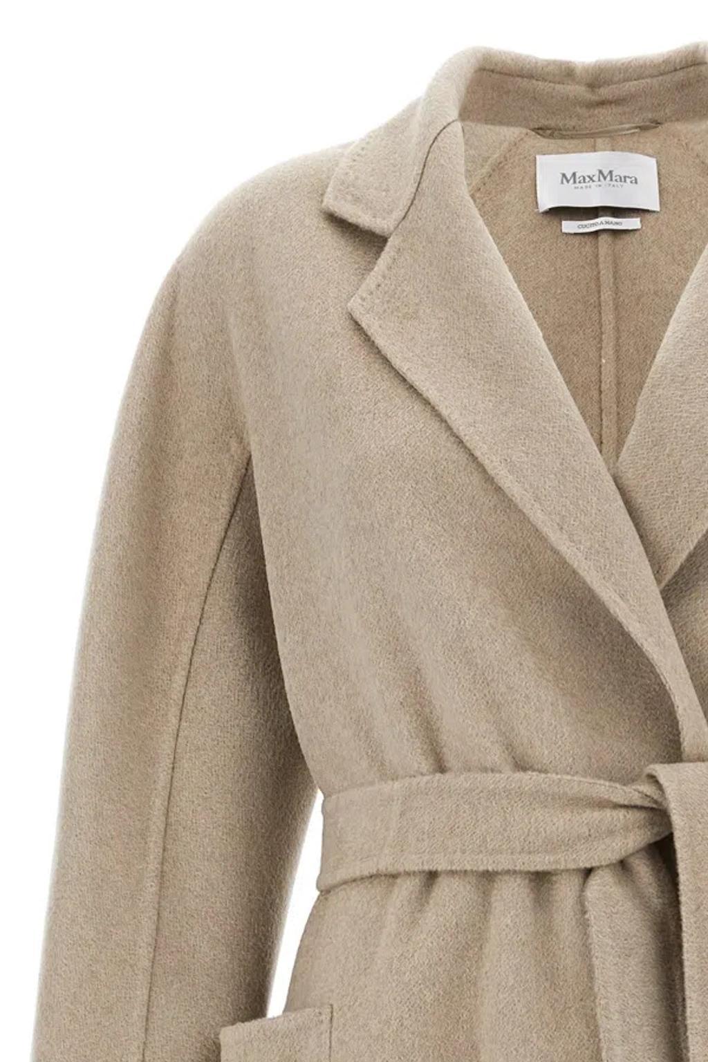 MAX MARA Women 'ludmilla' Coat In Cream Product Image