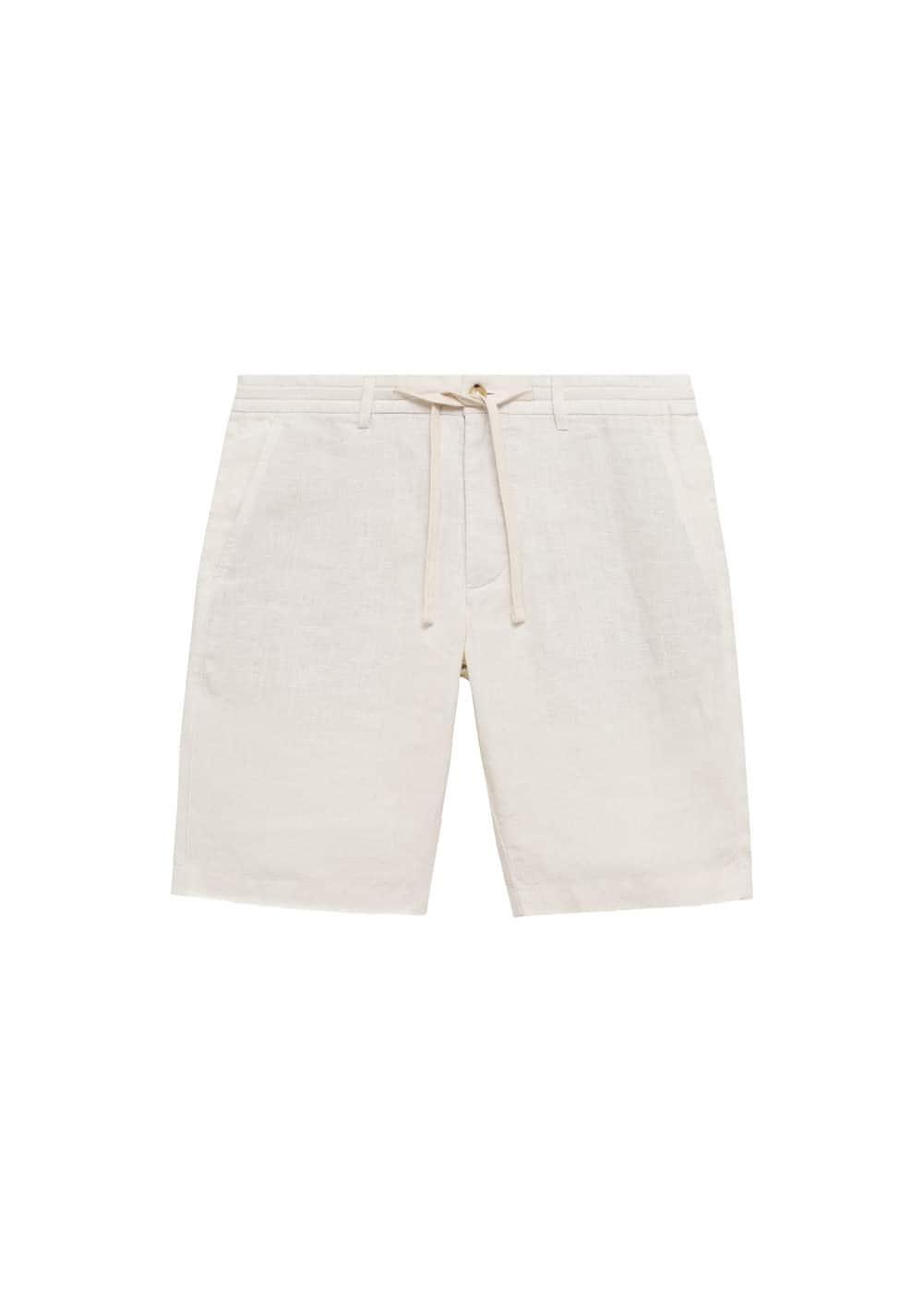 Mango Mens Drawstring Detail Bermuda Shorts Product Image