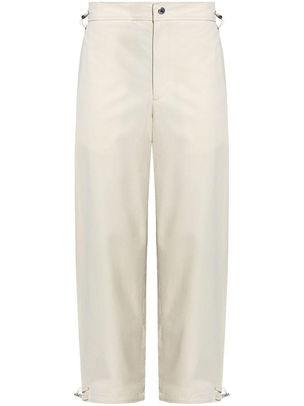 MONCLER Loose Fitting Pants In Lightbeige Product Image