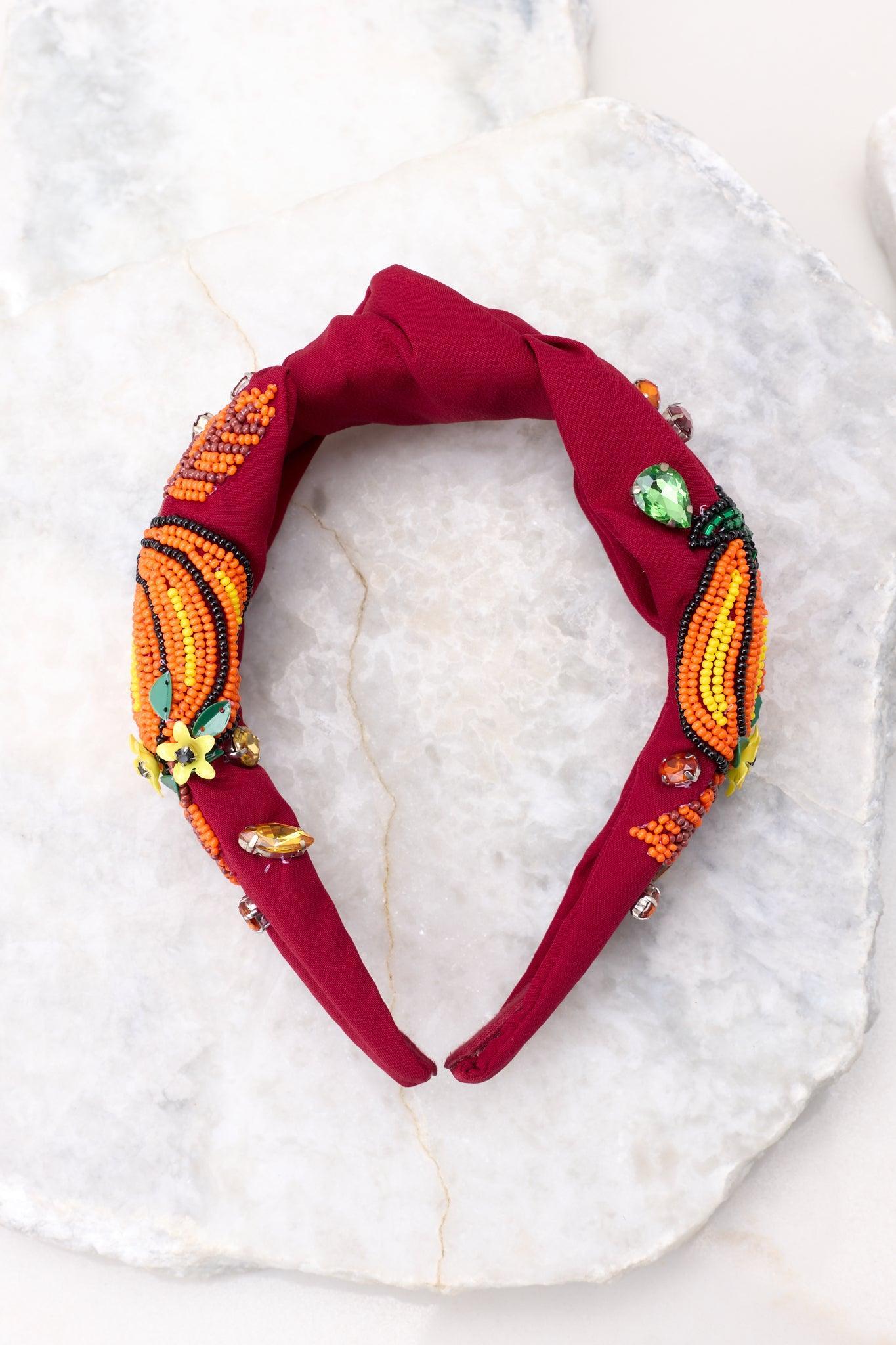 Best Harvest Burgundy Headband Product Image