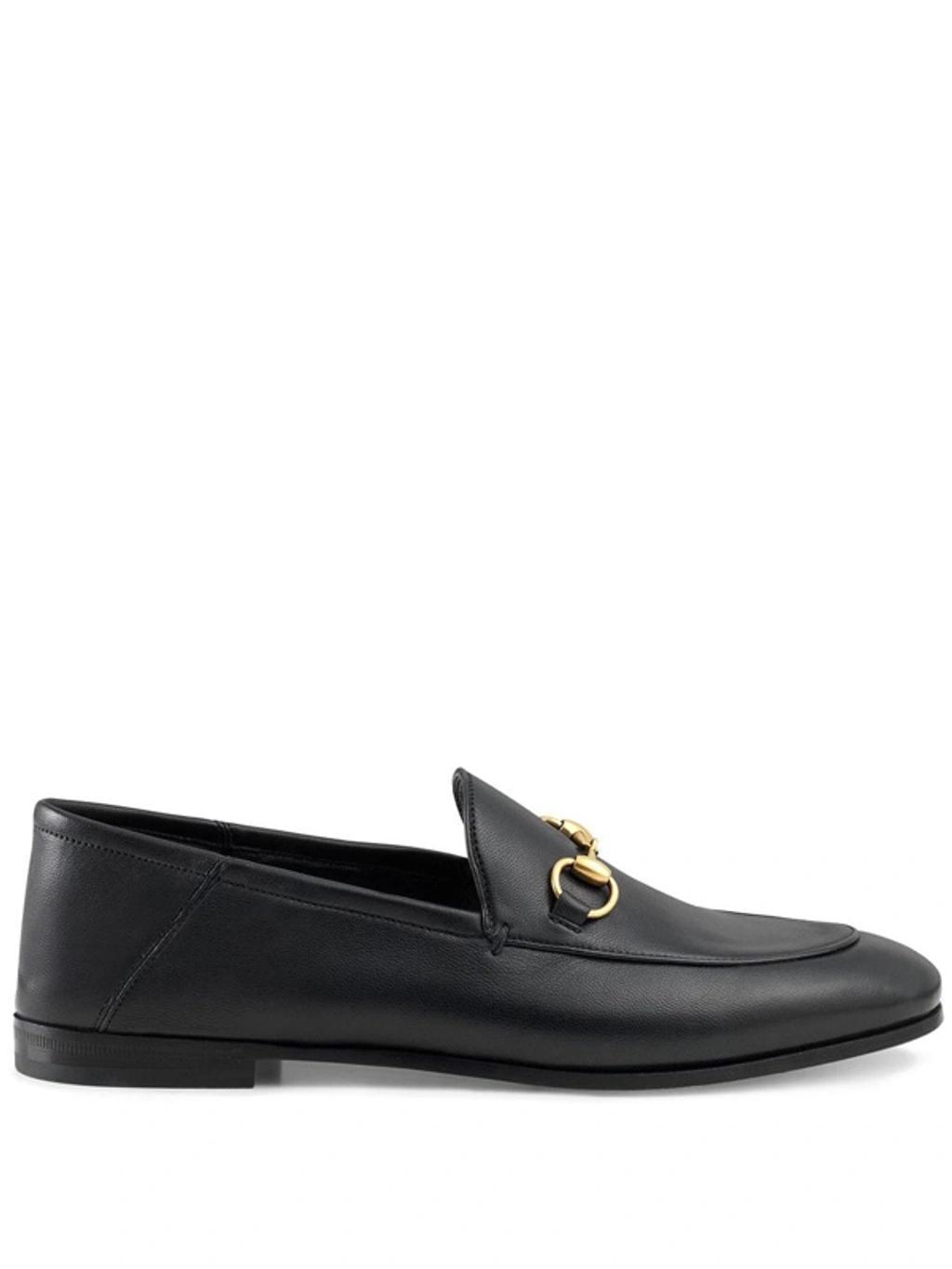 Black Brixton Horsebit Leather Loafers product image