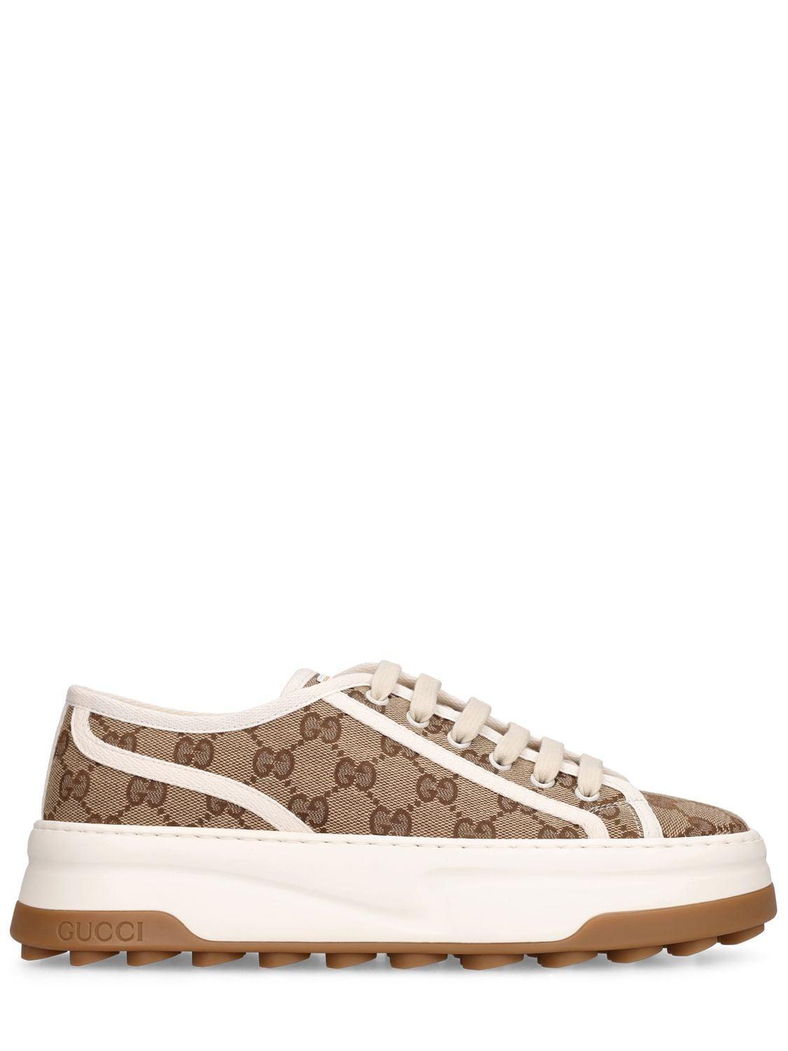 Damensneaker Mit Gg In Beige Product Image