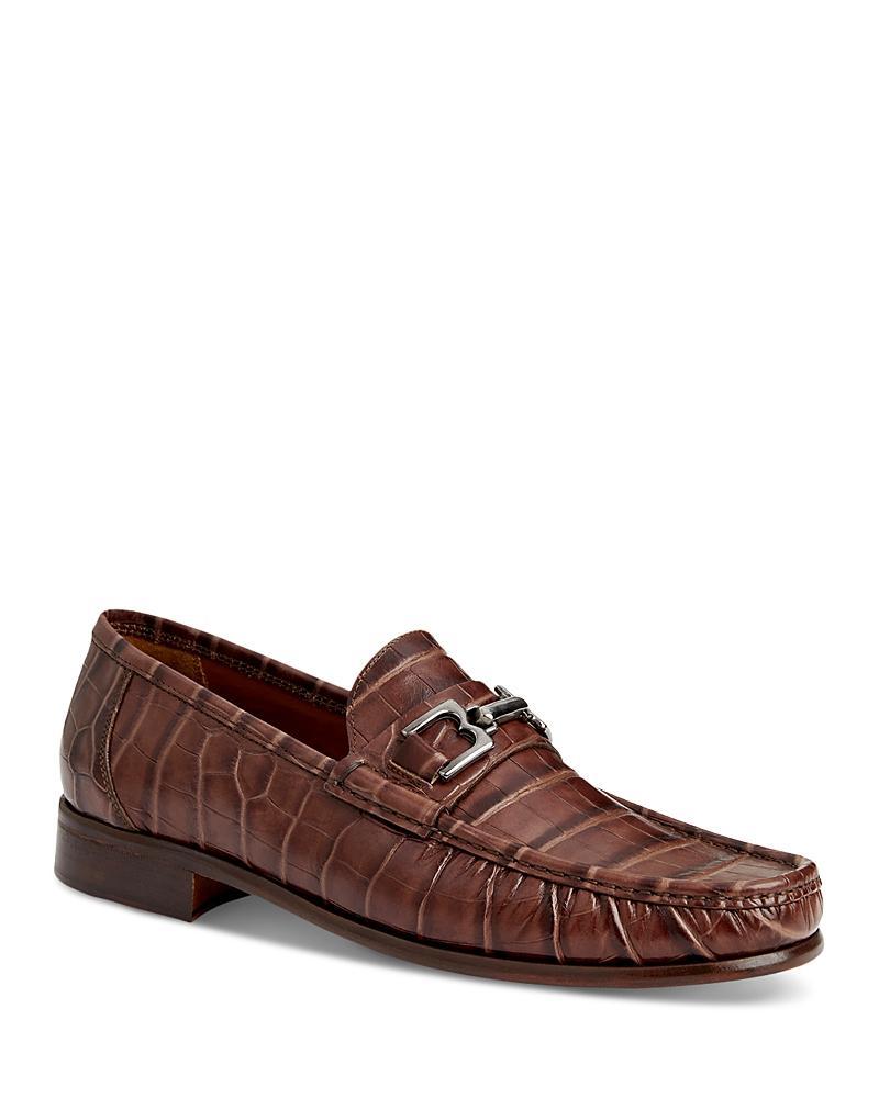 Bruno Magli Mens Trieste Leather Bit Loafers Product Image