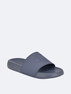 Calvin Klein Mens Mens Winston Slide - White - 7 Product Image