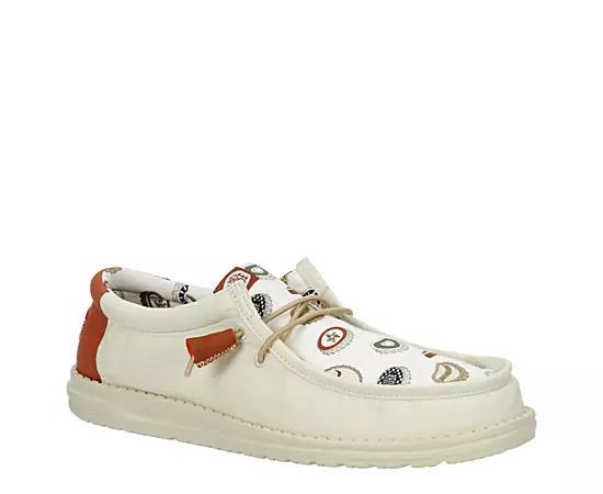 Hey Dude Wally Spring Break Beer Bash (Ivory Men's Shoes Product Image