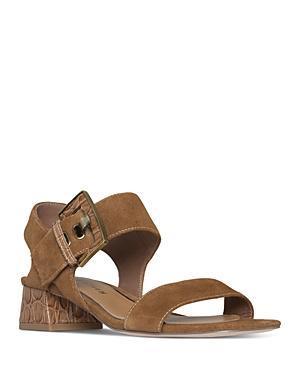 Donald Pliner Croc Embossed Heel Sandal Product Image