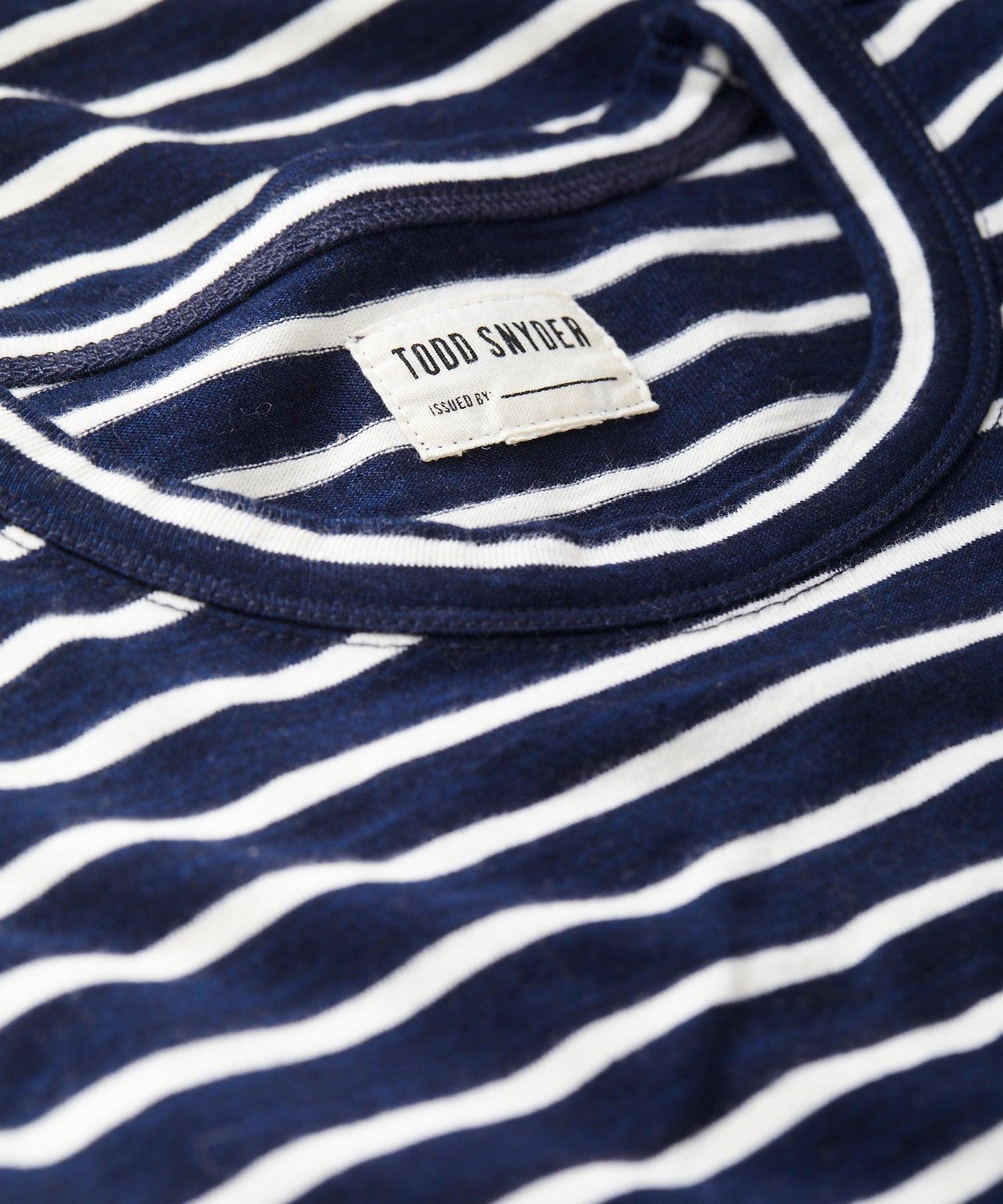 Issued By: Japanese Nautical Striped Short Sleeve Tee Product Image