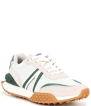 Lacoste Womens L-Spin Deluxe Contrasted Accent Sneakers Product Image