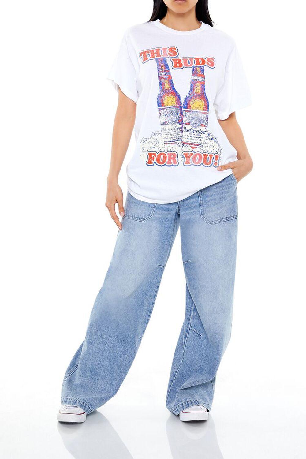 Oversized Budweiser Graphic Tee | Forever 21 Product Image