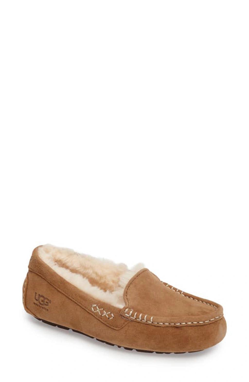 Ansley Water-resistant Slippers In Chestnut Product Image