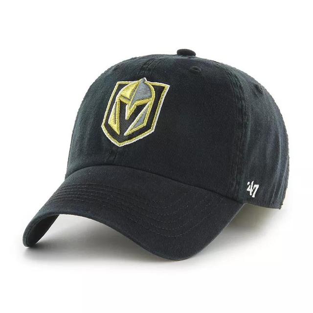 Mens 47 Black Vegas Golden Knights Classic Franchise Fitted Hat Product Image