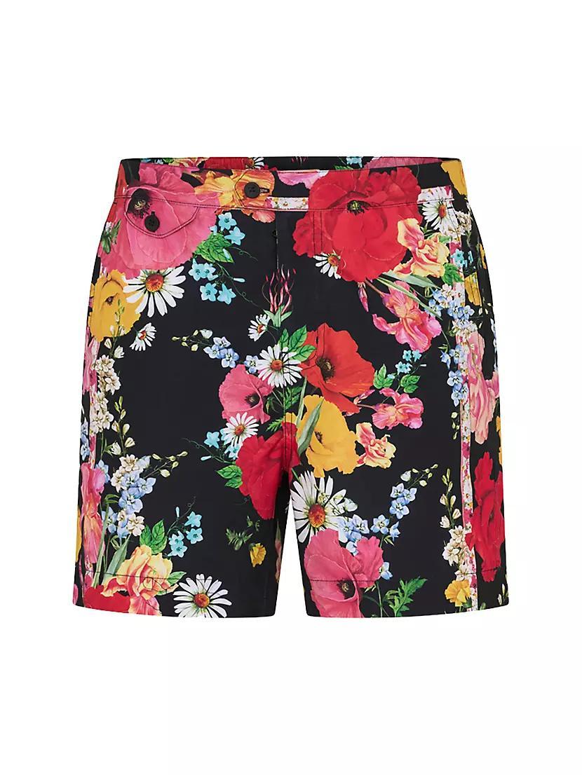 Adieu Yesterday Floral Swim Shorts Product Image