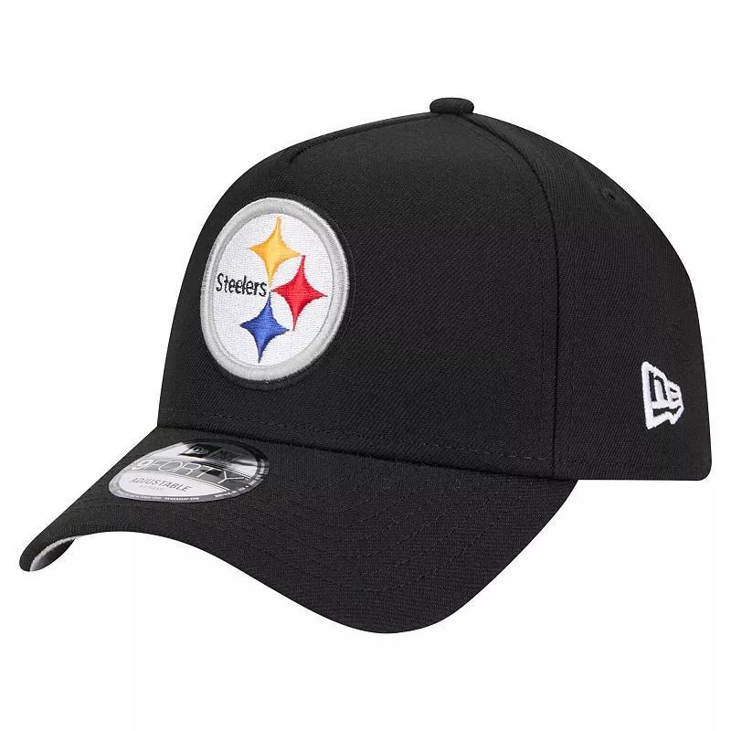 Mens New Era Pittsburgh Steelers A-Frame 9FORTY Adjustable Hat Product Image