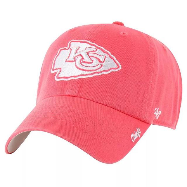 Womens 47 Kansas City Chiefs Luminance Cheer Clean Up Adjustable Hat Product Image