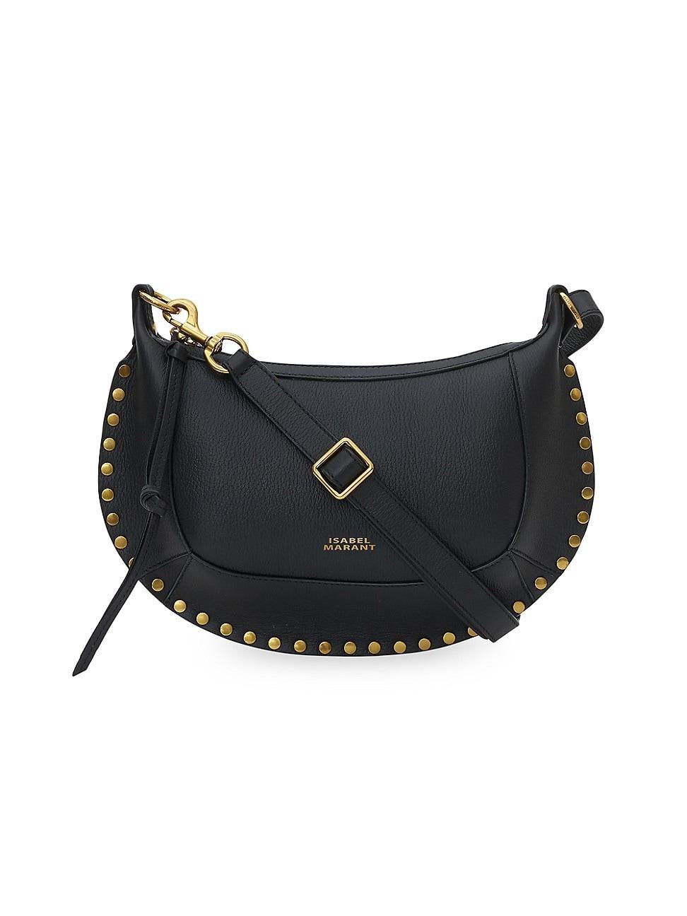 Isabel Marant Oskan Moon Leather Shoulder Bag Product Image