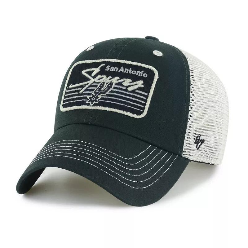 Mens 47 San Antonio Spurs Five Point Patch Clean Up Adjustable Hat Product Image