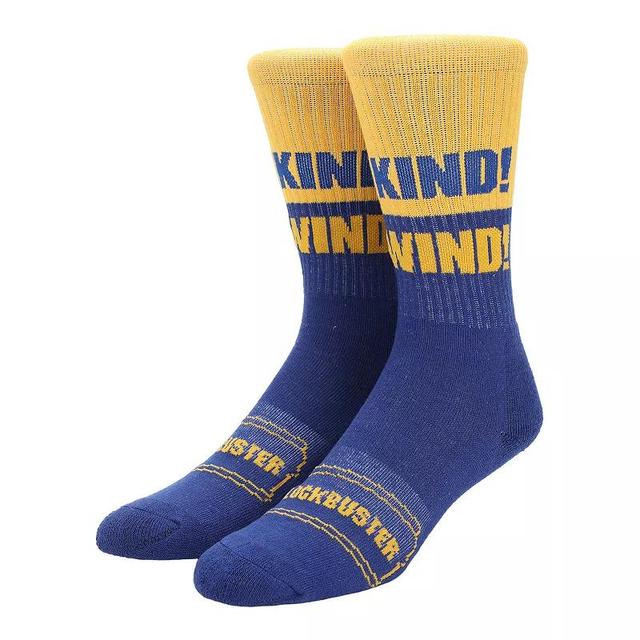 Mens Blockbuster Be Kind Rewind Crew Socks Product Image