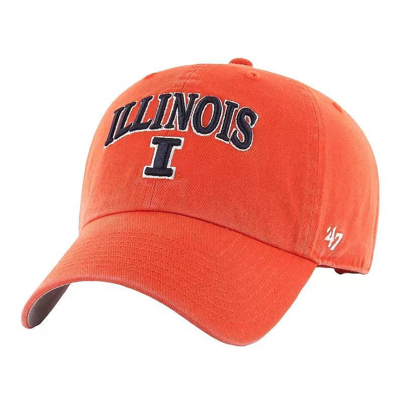 Mens 47 Illinois Fighting Illini Archie Script Clean Up Adjustable Hat Product Image