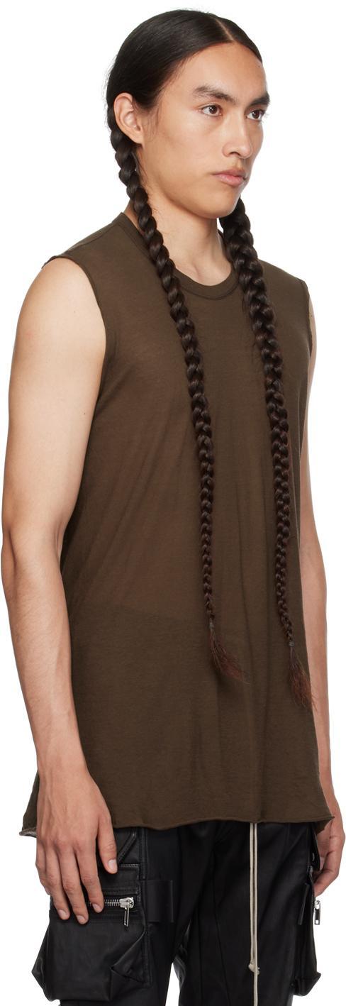 RICK OWENS Brown Basic T-shirt In 04 Brown Product Image