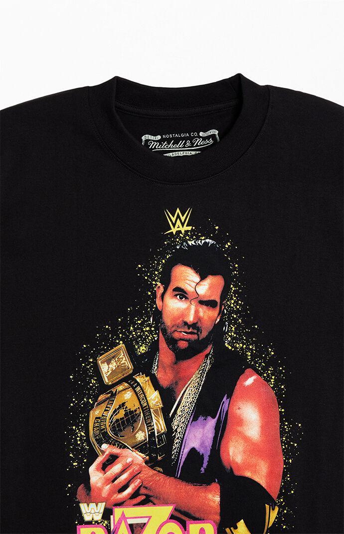 Mitchell & Ness Men's WM Legends Wrestlemania Razor Ramon Oversized T-Shirt Product Image