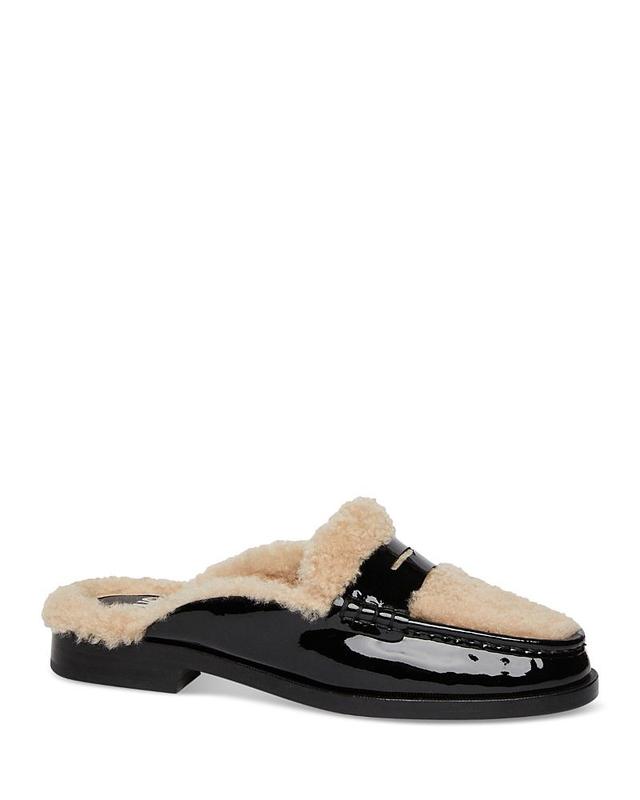 PAIGE Emmett Genuine Shearling Lined Loafer Mule Product Image