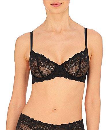 Natori Heavenly Lace Convertible Balconette Bra Product Image