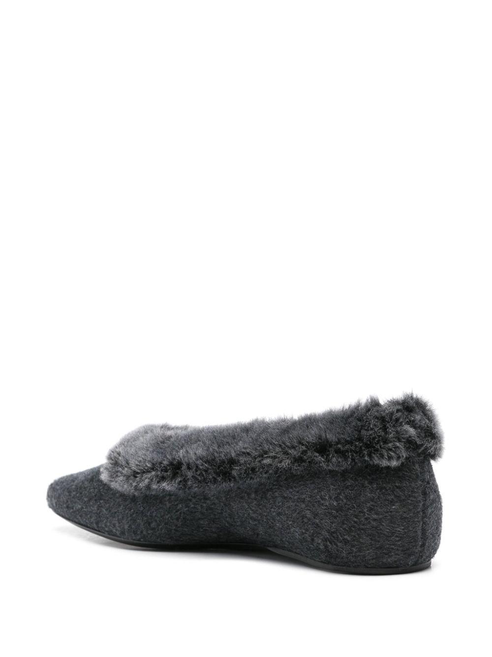 shearling-trim ballerinas Product Image