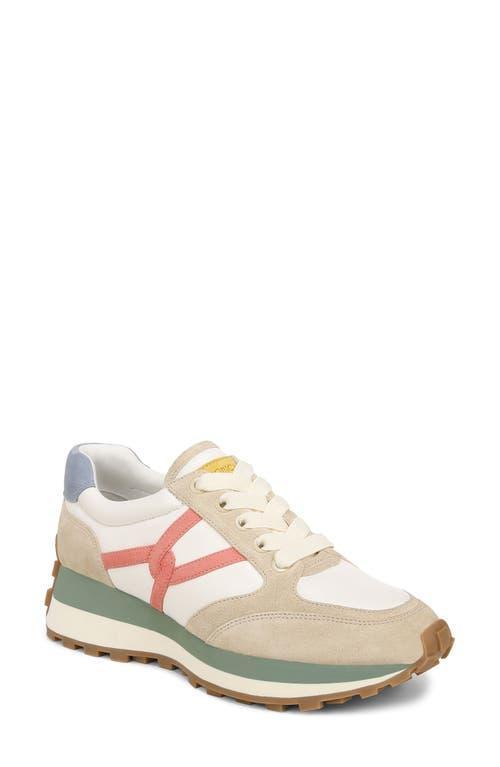 VERONICA BEARD Valentina Sneaker In Coconut/multi Product Image