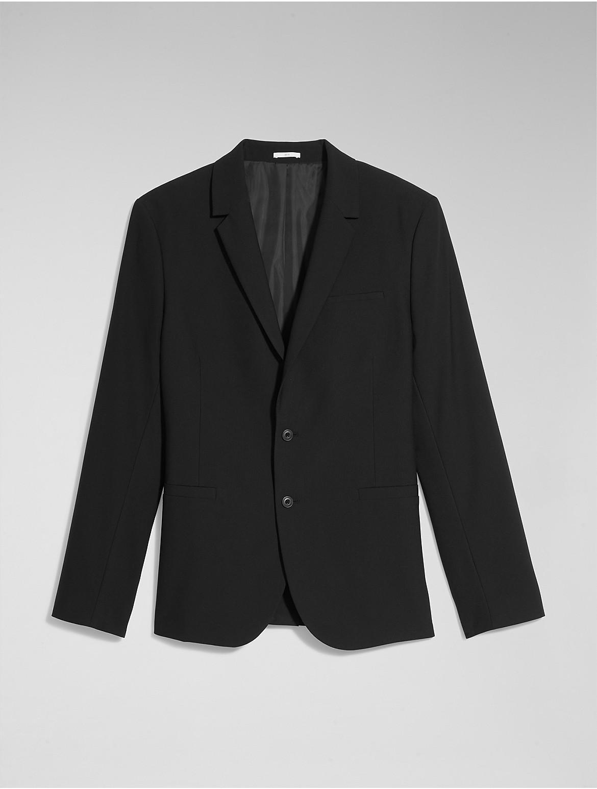 Calvin Klein Mens Stretch Work Blazer - Black - L Product Image