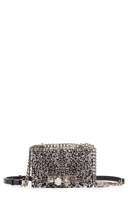 Alexander McQueen Crystal Embellished Knuckle Ring Crossbody Bag Product Image