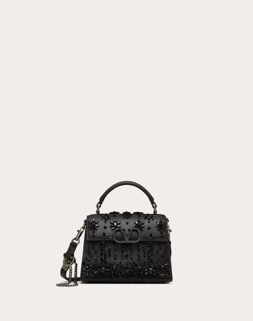 VALENTINO GARAVANI VSLING MINI EMBROIDERED HANDBAG Product Image