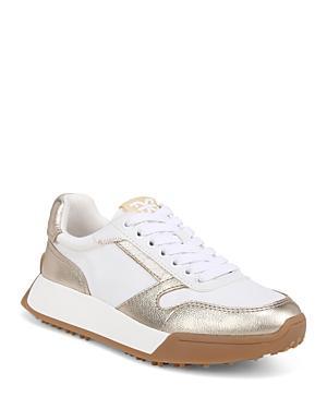 Sam Edelman Layla Sneaker White/Gold Product Image