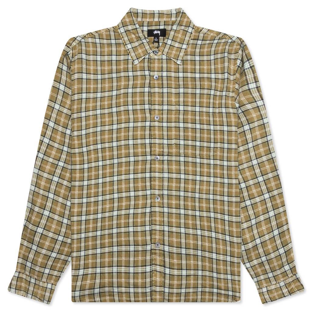 Matthew Plaid Shirt - Gold Male Product Image