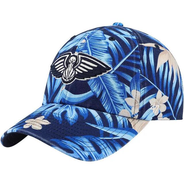 Mens 47 New Orleans Pelicans Tropicalia Floral Clean Up Adjustable Hat, Blue Product Image