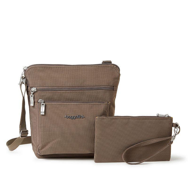 Baggallini Pocket Crossbody Bag with RFID-Blocking Wristlet Product Image