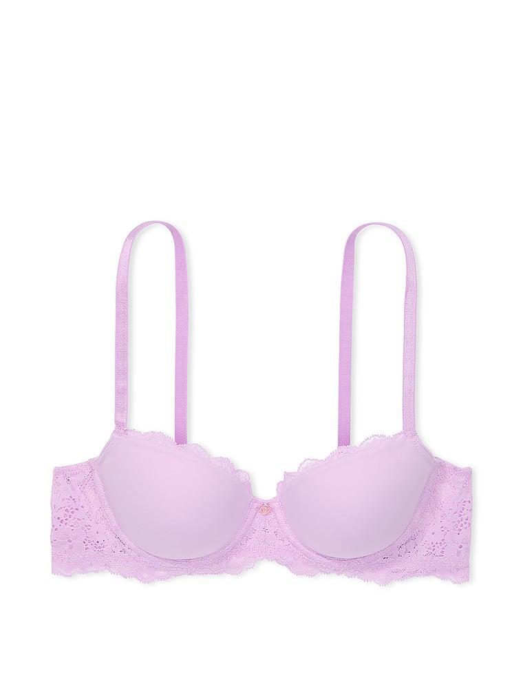 Smooth & Lace Lightly Lined Classic Coverage Demi Bra Product Image