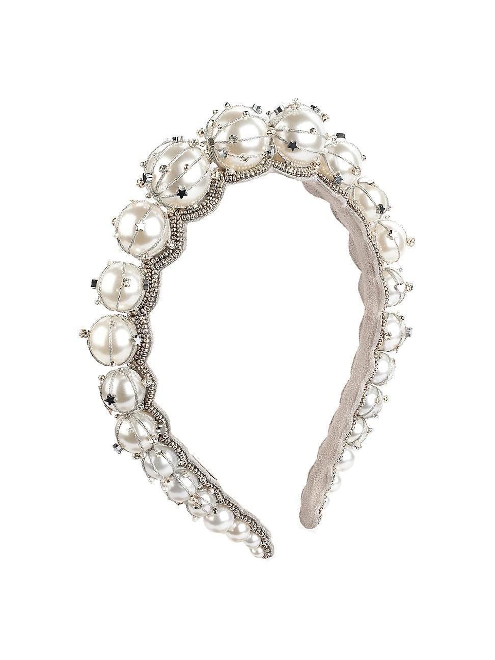 Womens Czar Imitation Pearl Headband Product Image