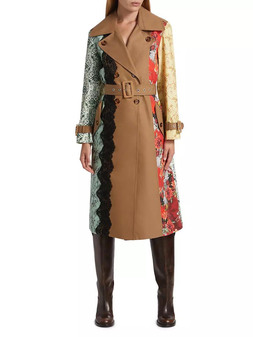 Keith Paneled Trench Coat Product Image