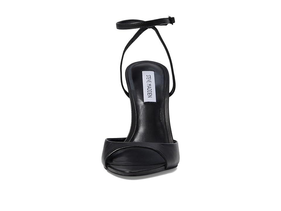 Steve Madden Beki Leather Sculptural Heel Dress Sandals Product Image