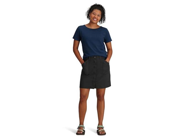 Royal Robbins Half Dome Skirt (Charcoal) Women's Skirt Product Image