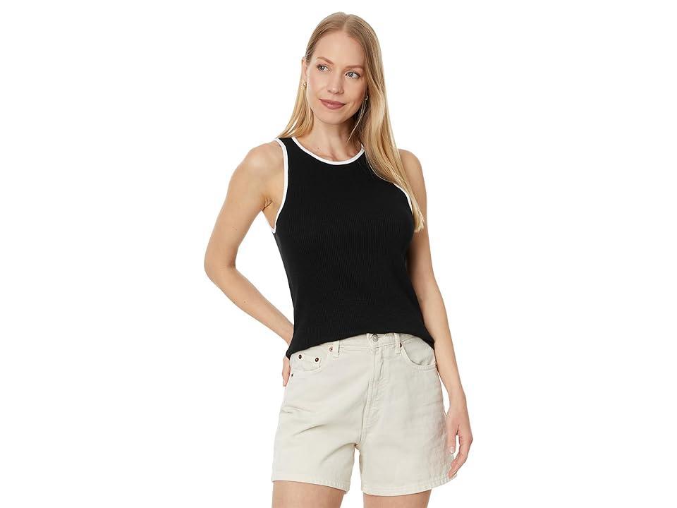 Lilla P Contrast Binding Crew Neck Tank Women's Clothing product image